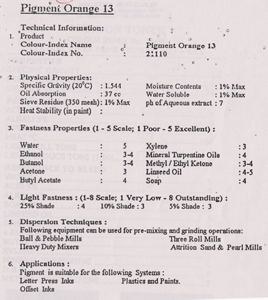 Pigment-Orange